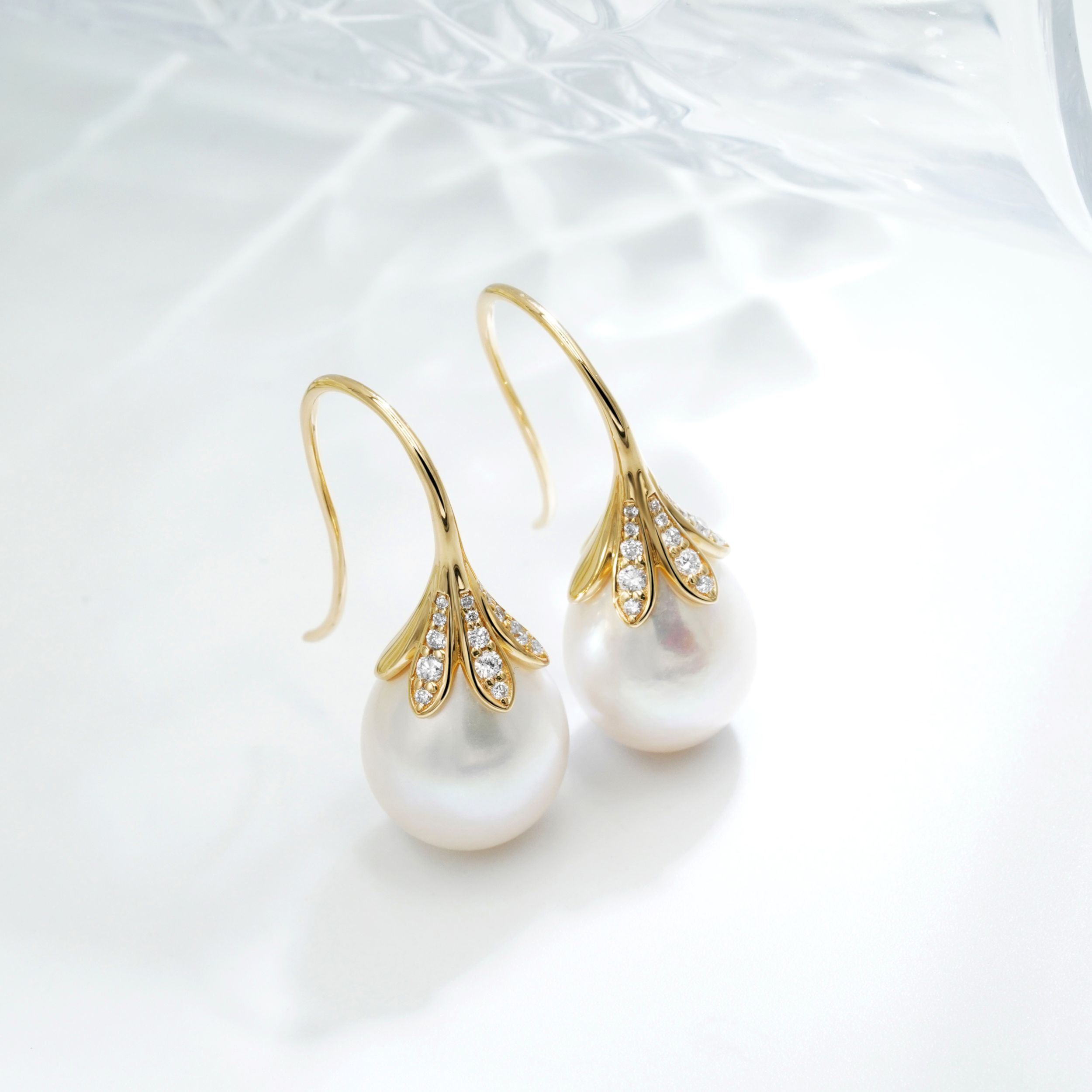 ドロップパールグレイスピアス 即発送可 20240703-014