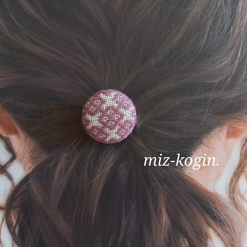 こぎん刺し ヘアゴム ヘアゴム miz-kogin. 通販 16877843｜Creema