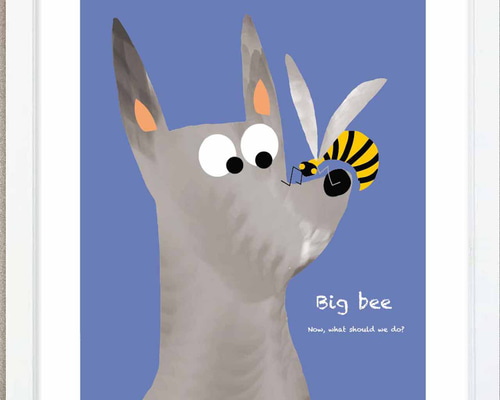 ヘザーブラウン・アート【A4サイズ写真ポスターフレーム付き2点