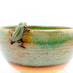 しっぽガエル付きグリーンマグカップ 4枚目の画像