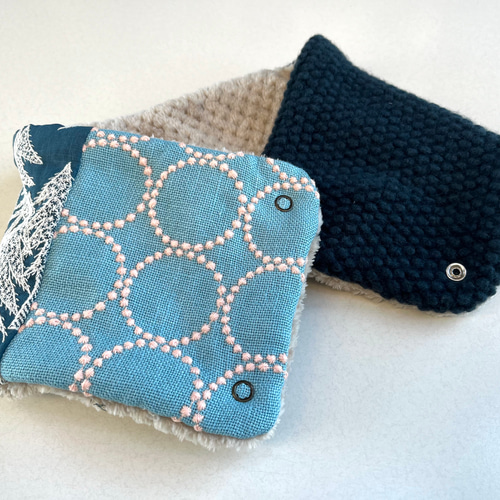 ミナペルホネン オトナのネックウォーマー タンバリン ランド