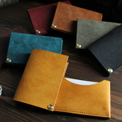 プエブロ】スライドカードケース【カラーオーダー可】名刺入れとしても