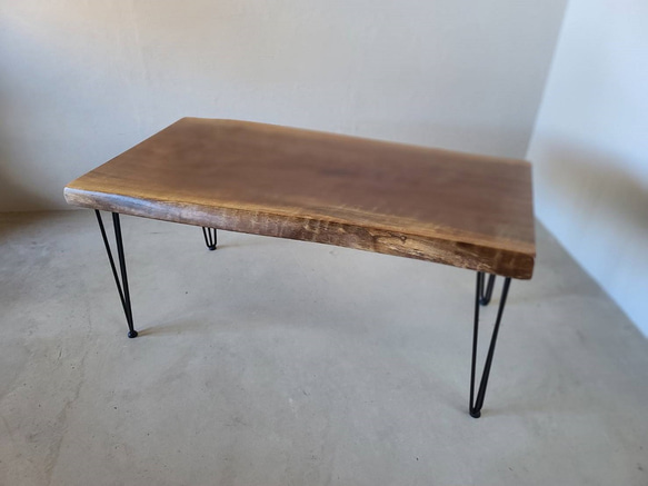 【一枚板・耳あり】ブラックウォルナット一枚板 ◆テーブル◆TVボード◆センターテーブル 