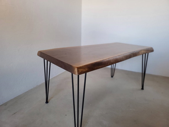 【一枚板・耳あり】ブラックウォルナット一枚板 ◆テーブル◆TVボード◆センターテーブル 