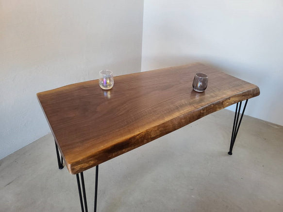 【一枚板・耳あり】ブラックウォルナット一枚板 ◆テーブル◆TVボード◆センターテーブル 