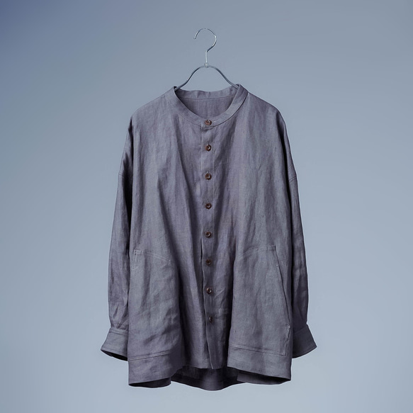 [wafu] 每一天都成為特別的時刻亞麻襯衫外套 / Vanille h050a-vay2 第19張的照片