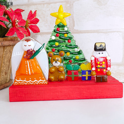 クリスマス クリスマスツリー くるみ割り人形 天使 アレンジ自由