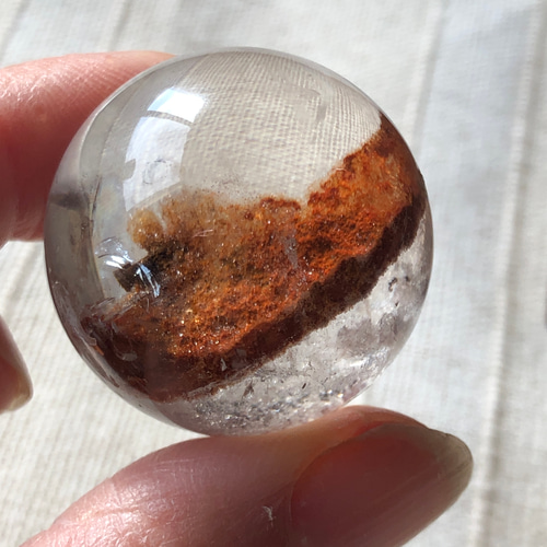 【虹入り】ガーデンクォーツ スフィア 虹入り！ミニ☆ガーデンクォーツスフィア（丸玉）☆30mm☆瀧川