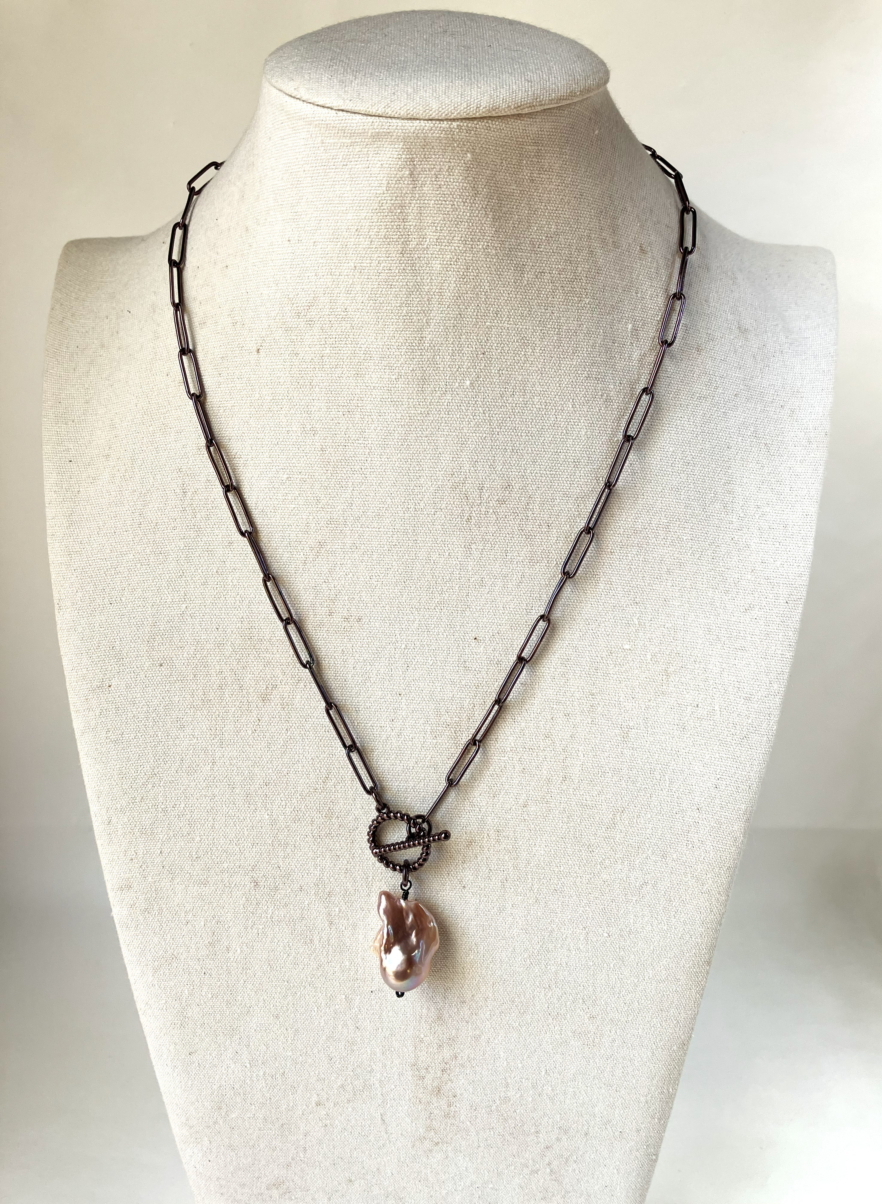 オイスターバロックパールのネックレス　⑤