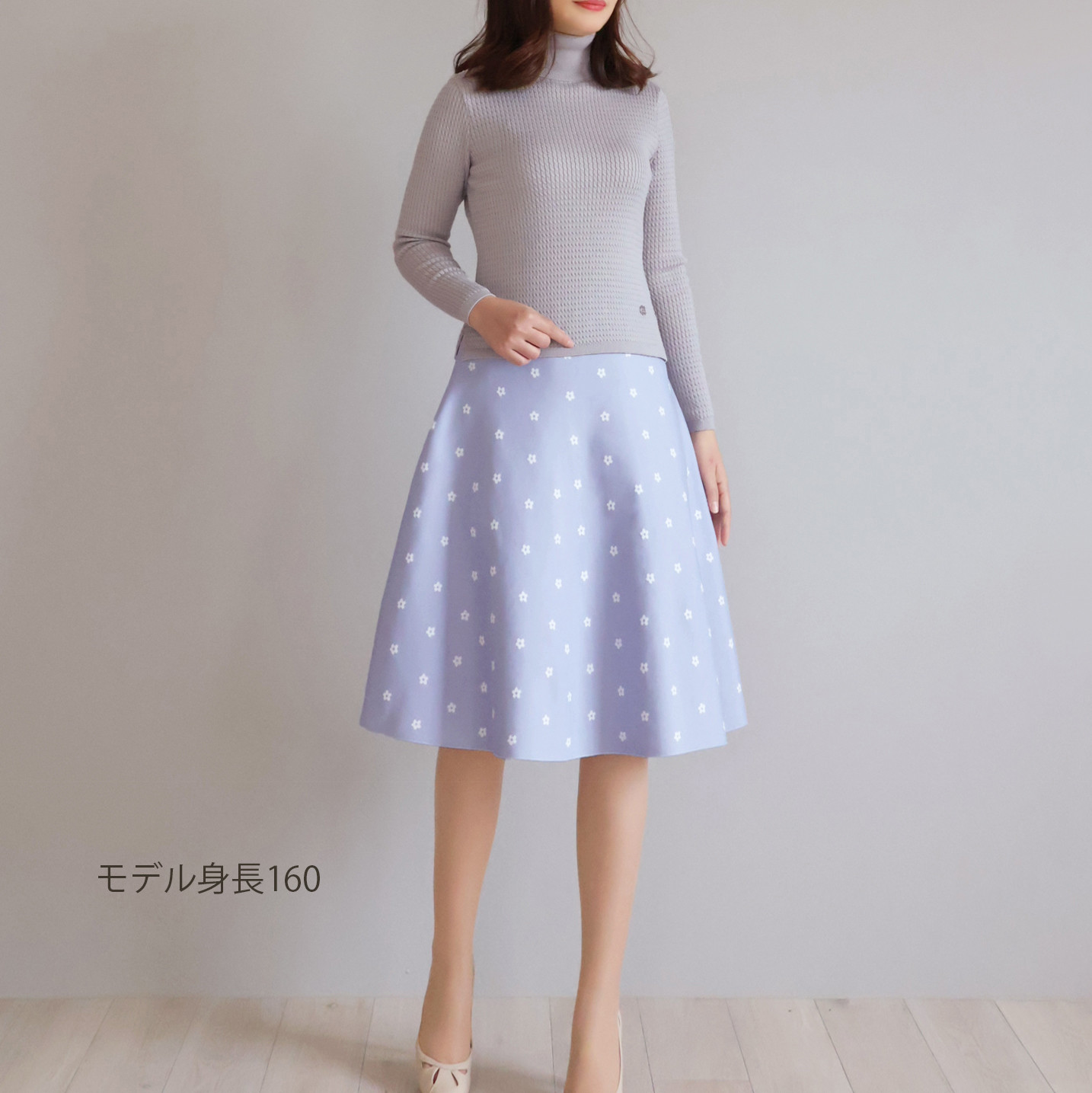 【色が選べる◎】エアーウール タートルニットプルオーバー【アイボリー】