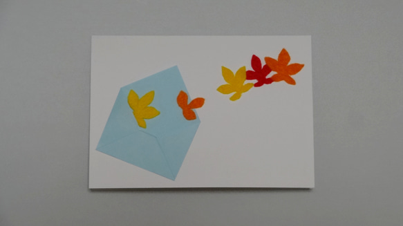 手紙と、もみじ～グリーティングカード～秋～ 3枚目の画像