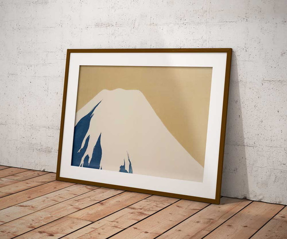 神坂雪佳の富士山、応用が利く和モダンポスター、全面バージョン、色々なインテリアに！富士山、お正月【HS-0038A】 1枚目の画像
