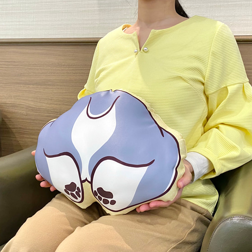 シュナウザーのおしりクッション＆ブランケット】リラックス