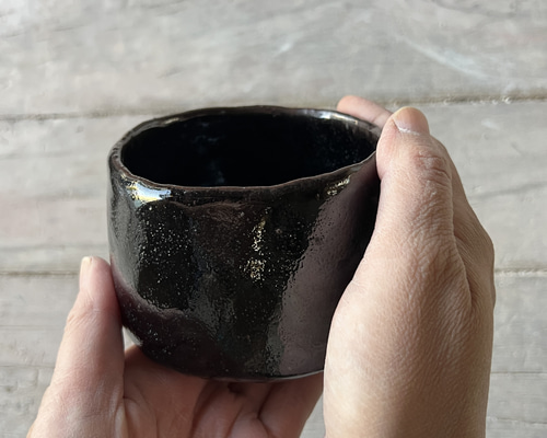 黒天目茶碗 015 茶碗・めし碗 咲陶 通販 16879570｜Creema(クリーマ