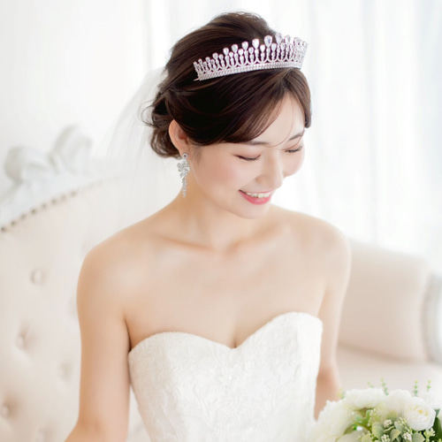 ティアラ 結婚式 ウエディング 披露宴 ブライダル tiara 不敵