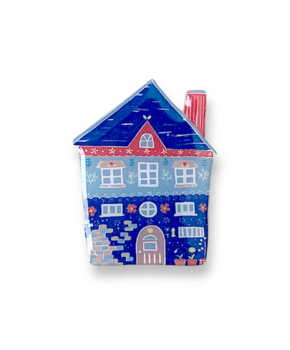 北欧の家✴︎ ポーリッシュポタリー柄◻︎ブローチ◻︎ 2枚目の画像