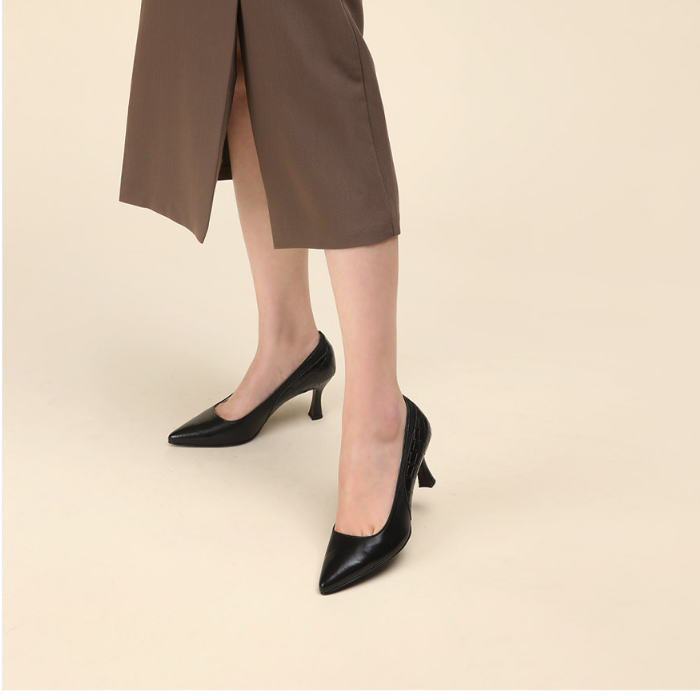 レザーパンプス (neb) 本革パンプス オーダーシューズ 小さいサイズ 大きいサイズ