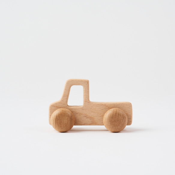 【名入れ無料！】木製玩具 4点セット ラトル ギフト 誕生日 ベビー 歯固め 無垢 知育玩具 木のおもちゃ 出産祝い 8枚目の画像