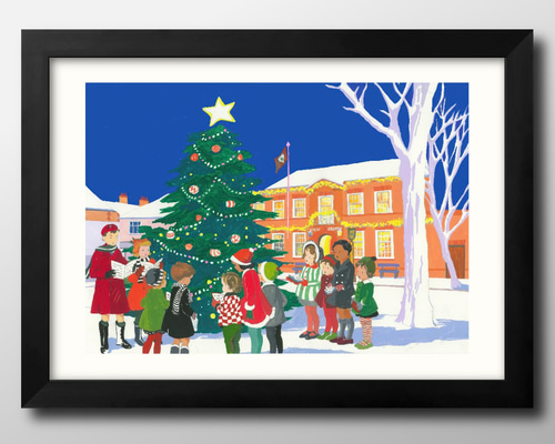 クリスマス「絵画２L判サイズ」 7c44f73506ba5b223e0b10eb281443