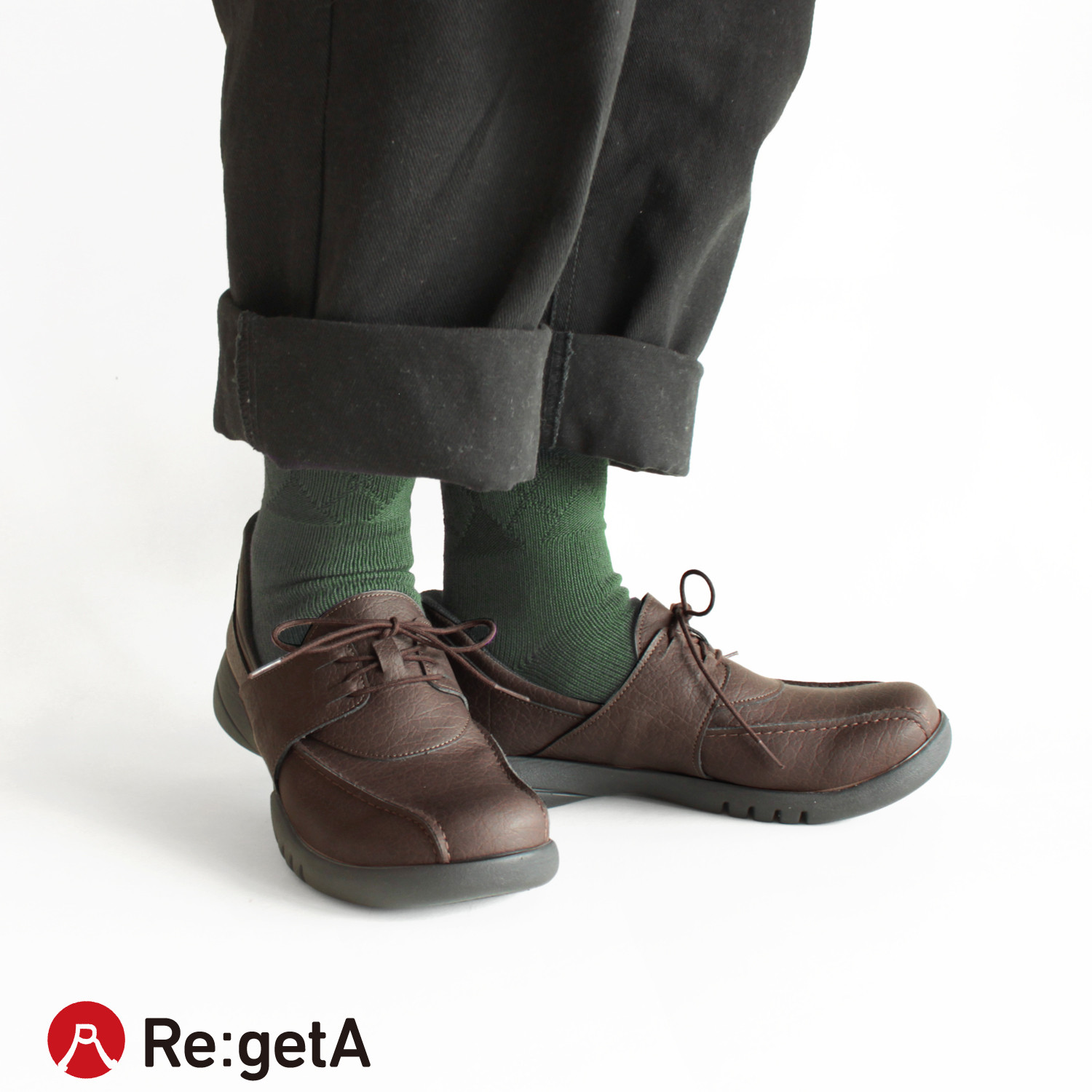 手を使わず簡単に履けるハンズフリーシューズ リゲッタ SuttOn スットン Re:getA R-332 7,784円