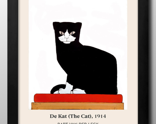 50%OFF 絵画 14232アートポスター A3サイズ『猫 ビンテージ ネコ 絵画