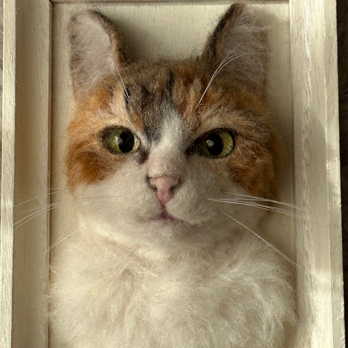 うちの子額縁 羊毛フェルト 猫 オーダーメイド - tomboycats