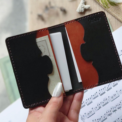 特集掲載》個性派！【バイオリン】名刺ケース(カード入れ・名刺入れ