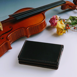◆特集掲載【受注制作】個性派！バイオリンの名刺ケース(カード入れ・名刺入れ)◆新年度 12枚目の画像