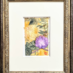 朝顔の水彩画｜朝顔のささやき 絵画 深町聡美 通販 16880489