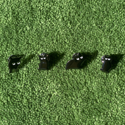 黒猫　ブローチ　ピン　一個 2枚目の画像