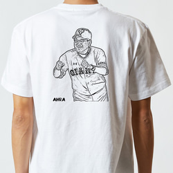 野球系半袖Tシャツ【グータッチ】おもしろTシャツ　ネタTシャツ 5枚目の画像