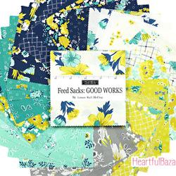 USAコットン moda charmpack 42枚セット Feed Sacks: GOOD WORKS 1枚目の画像