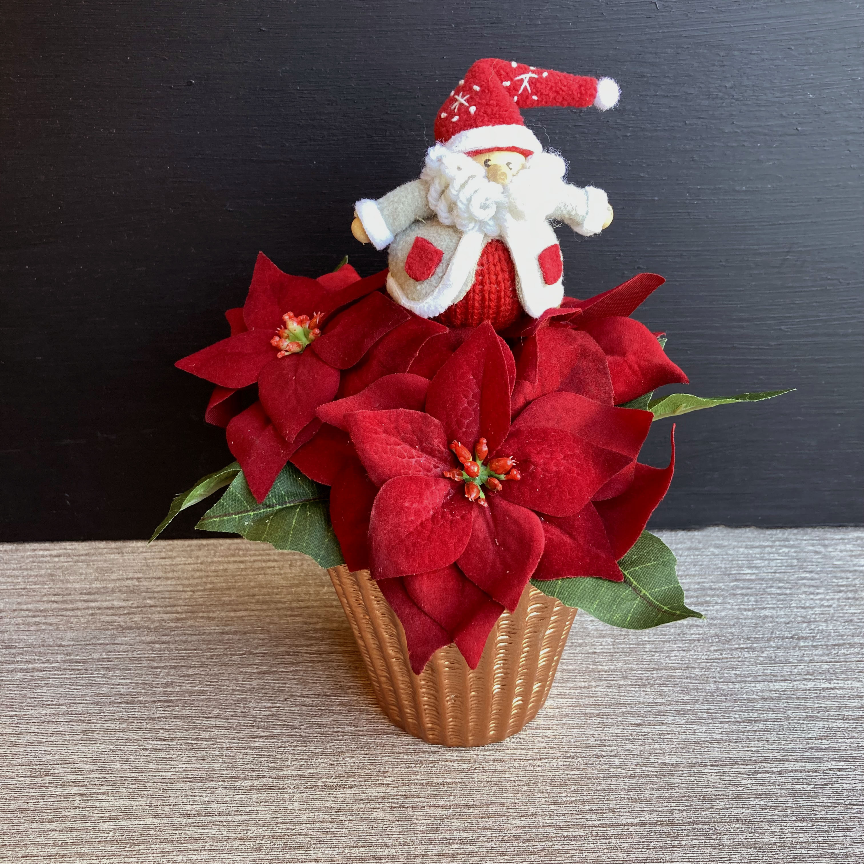 Aliceさま売約済み 簪〈Bouquet・大人のXmasポインセチア・盛り