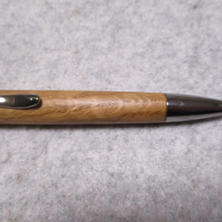 オーク材　サントリーウィスキー樽　オイル仕上げ　回転式ロングパトリオットボールペン　　 5枚目の画像