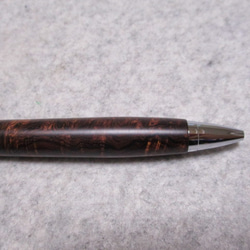 ローズウッドバール　キヌカオイル仕上げ　木軸ボールペン(シャープペンシル)　希少材　　 10枚目の画像
