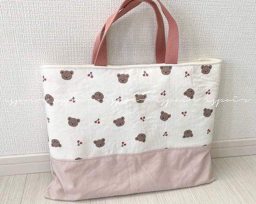 入園入学/レッスンバッグ・通園バッグ（さくらんぼくま） レッスン