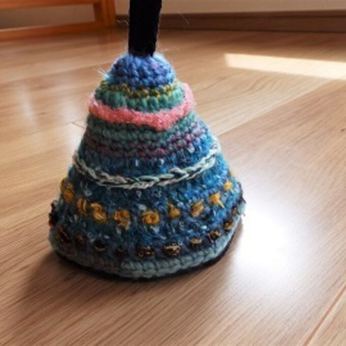 ニット三角鍋つかみ【送料無料】手編み キッチン雑貨 その他キッチン