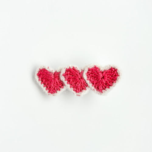 クリスマス❄︎ ハートのヘアクリップセット❤︎ ベビー キッズ