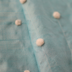 手織りのシルクストール　ふんわり綿雪 18枚目の画像