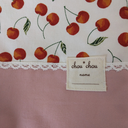 さくらんぼのシューズバッグ 上履き袋 j-mimatan 通販 16881590