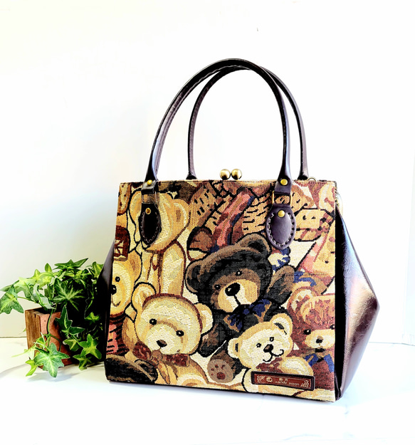 ハンドメイド 大きながま口バッグ ボタン#59 【公式通販】