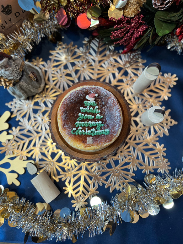 Basque cake / 4号サイズ/グルテンフリー/クリスマスケーキ/チーズケーキ/クリスマス2023 2枚目の画像