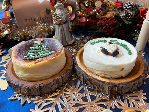 Basque cake / 4号サイズ/グルテンフリー/クリスマスケーキ/チーズケーキ/クリスマス2023 6枚目の画像