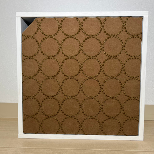 A 薄型 ボックス 扉棚付 ミナペルホネン dop タンバリン 【キャメル  