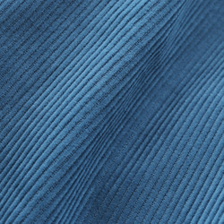 時尚錐形褲，打造簡潔外觀 燈芯絨，帶全鬆緊帶環（藍灰色） PT16。 第7張的照片
