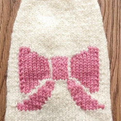 胴回り42〜45センチ モフモフくまちゃんセーター 手編み 犬服