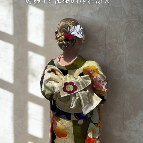 髪飾り　胡蝶蘭　水引　成人式　結婚式　和装髪飾り　振袖　白無垢　前撮り　チュール 胡蝶蘭と水引の髪飾り 結婚式 成人式 胡蝶蘭 和装 振袖 卒業式