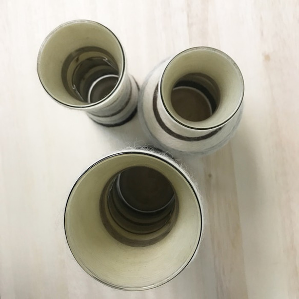{Sale[]30%OFF] 送料無料　北欧風毛糸巻フラワーベース  S  花瓶　日本製 7枚目の画像