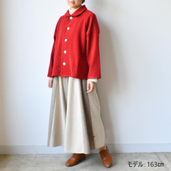 溫暖的羊毛喇叭裙，凸顯女性氣質[SOSK153F] 第3張的照片