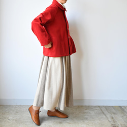 溫暖的羊毛喇叭裙，凸顯女性氣質[SOSK153F] 第2張的照片